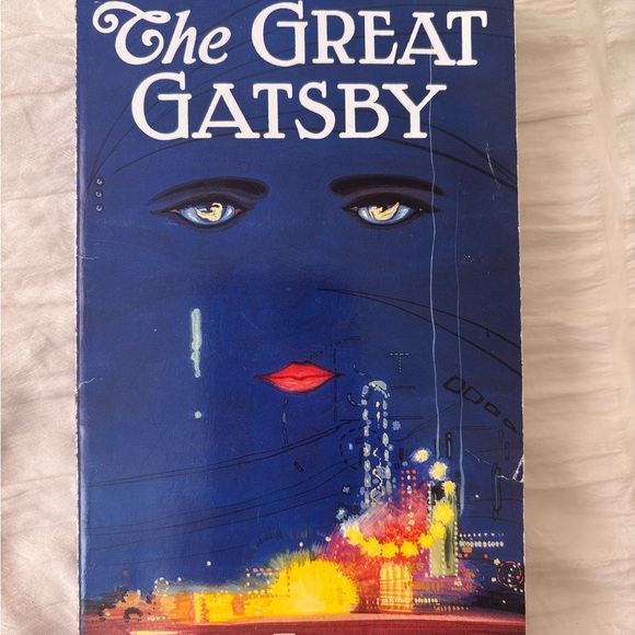 Other - The Great Gatsby Book Cover in Blue